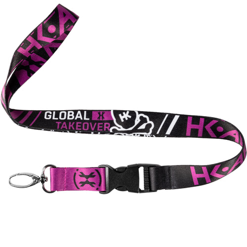 Lanyard - Skulls Purple