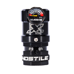 Hostile XLP Regulator - Side Port Quick-Disconnect - Black