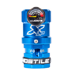 Hostile XLP Regulator - Side Port Quick-Disconnect - Blue