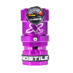 Hostile XLP Regulator - Side Port Quick-Disconnect - Purple