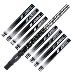 LAZR Elite Orbit Barrel Kit - 15" Black/Silver Fade - Black Inserts - Cocker Threads