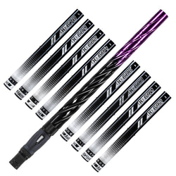 LAZR Elite Orbit Barrel Kit - 15" Black/Purple Fade - Black Inserts - Cocker Threads