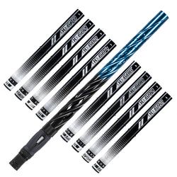 LAZR Elite Orbit Barrel Kit - 15" Black/Blue Fade - Black Inserts - Cocker Threads