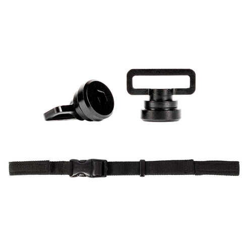 Aluminum Chin Strap Screw Set + Standard Universal Chin Strap Combo