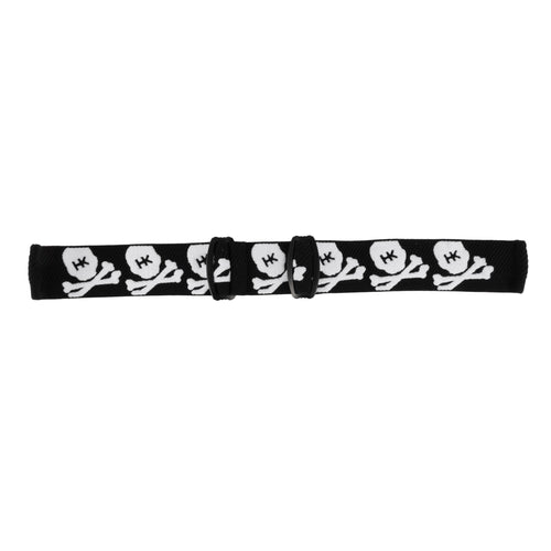 Goggle Strap - Bones White