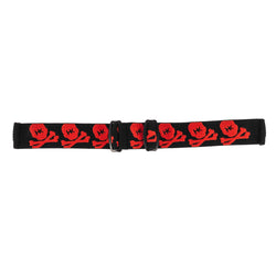 Goggle Strap - Bones Red