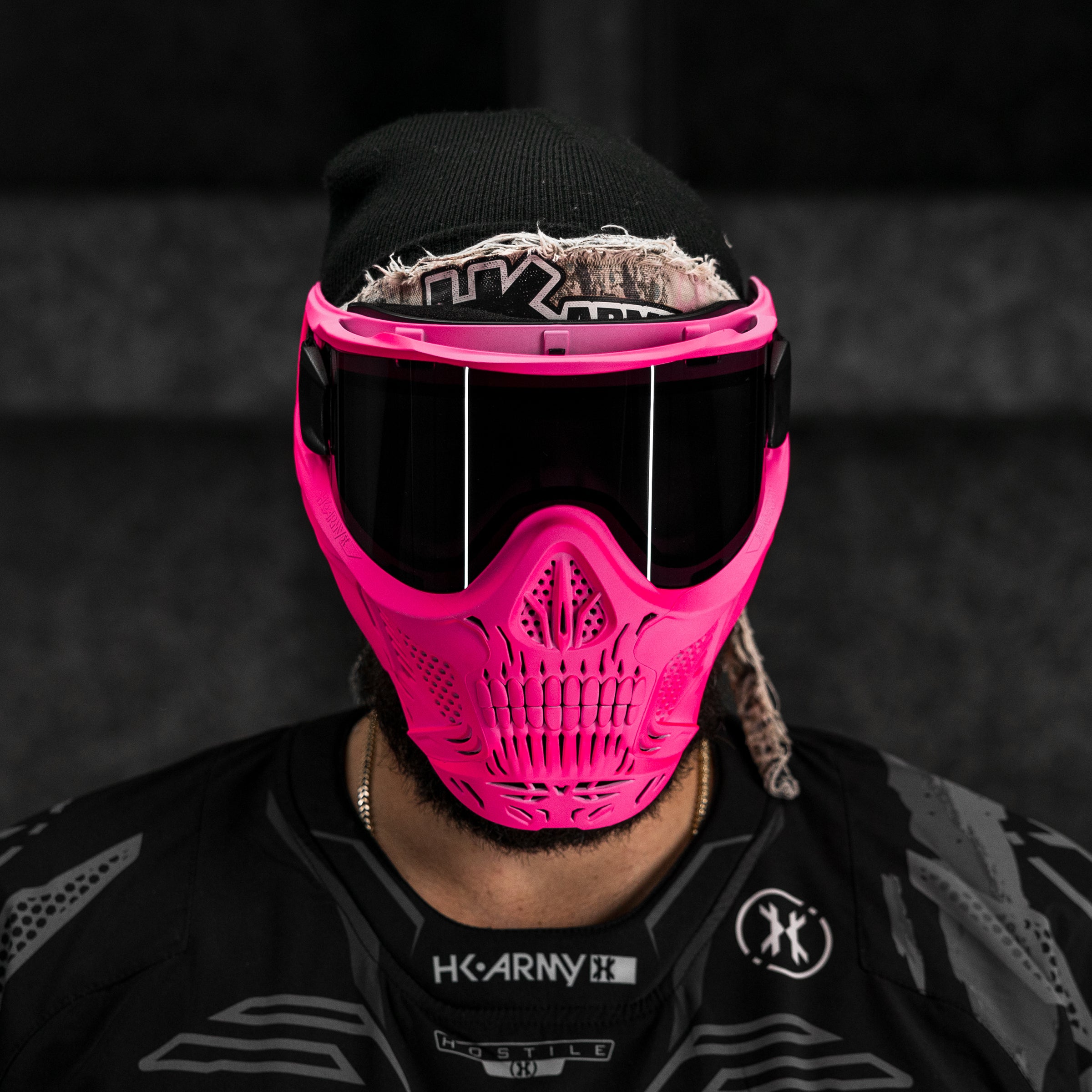 HSTL Skull Goggle Punisher - Black w/ Smoke Lens