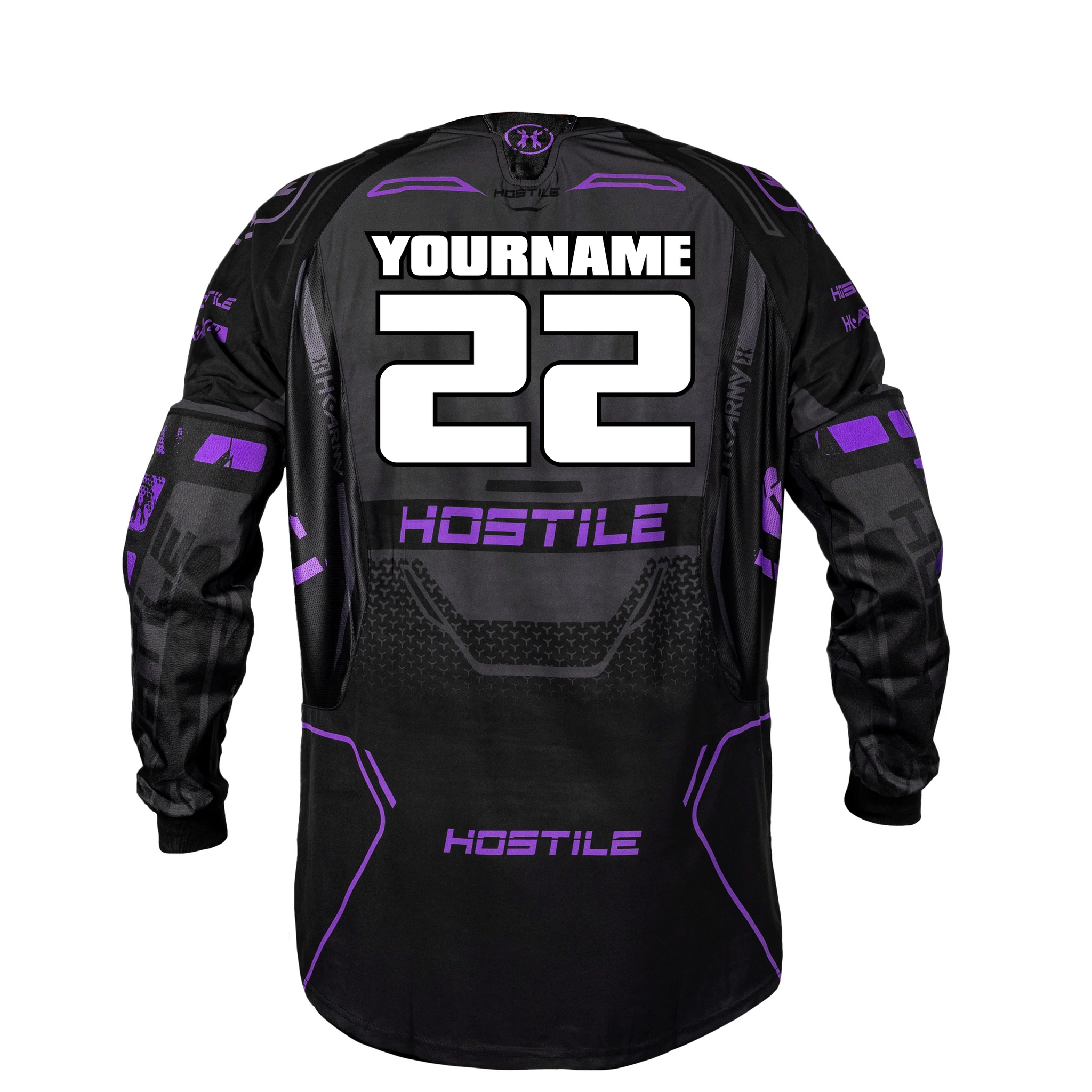 Personalized Hostile - Proline Jersey - Purple