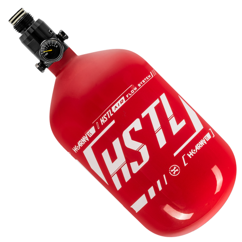 HSTL - Carbon Fiber Tank - Standard Reg - 68ci / 4500psi - Red/White